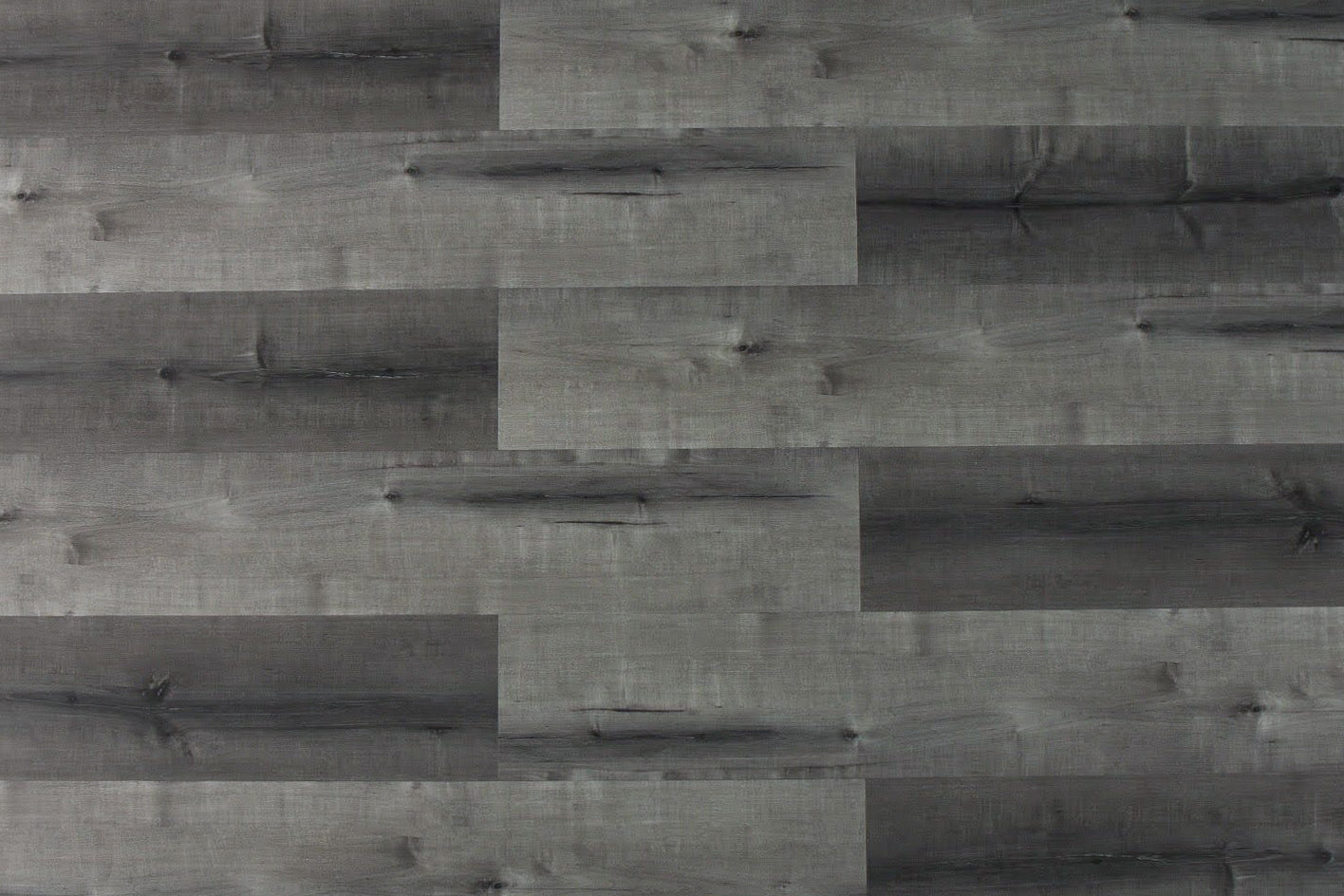 Atlantic WPC Textured 7"x48" Vinyl Flooring 8.5mm - Miranda Gray