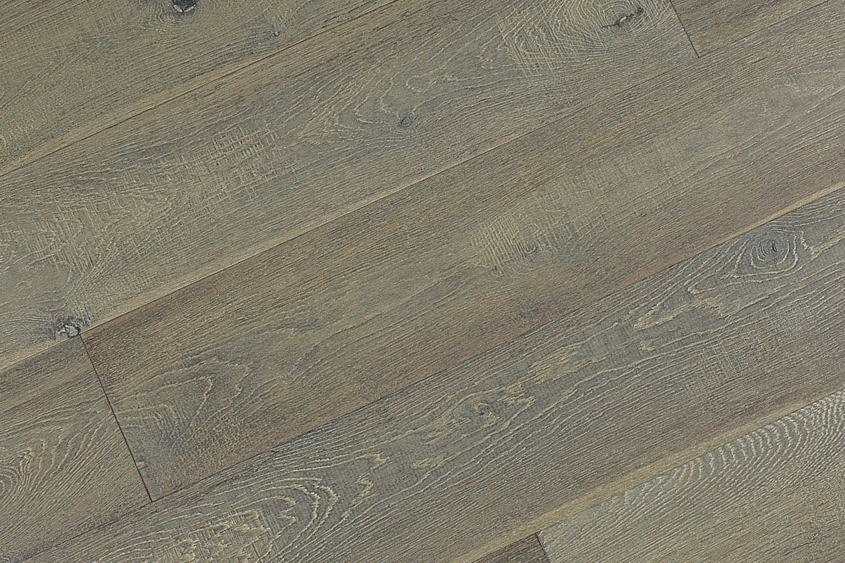 Audere Wirebrushed Engineered Hardwood 9x0.625 inch Polished Cinerous TRPEH-AEOPC product angle shot