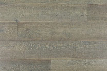 Audere Wirebrushed Engineered Hardwood 9"x0.625" -Polished Cinerous