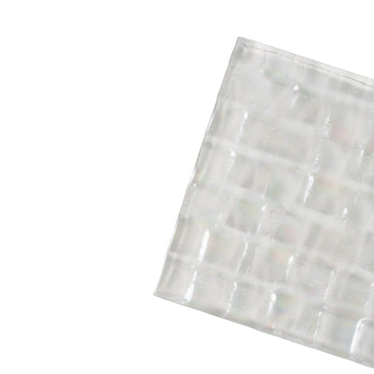 Pearl White 3x12 Textured Glossy Subway Glass Tile (20 pack, 5 sq ft/case)
