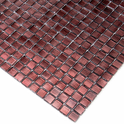 Rouge Pink 12x12 Glossy Uniform square Glass Mosaic Tile (20 pack, 18.69 sq ft/case)