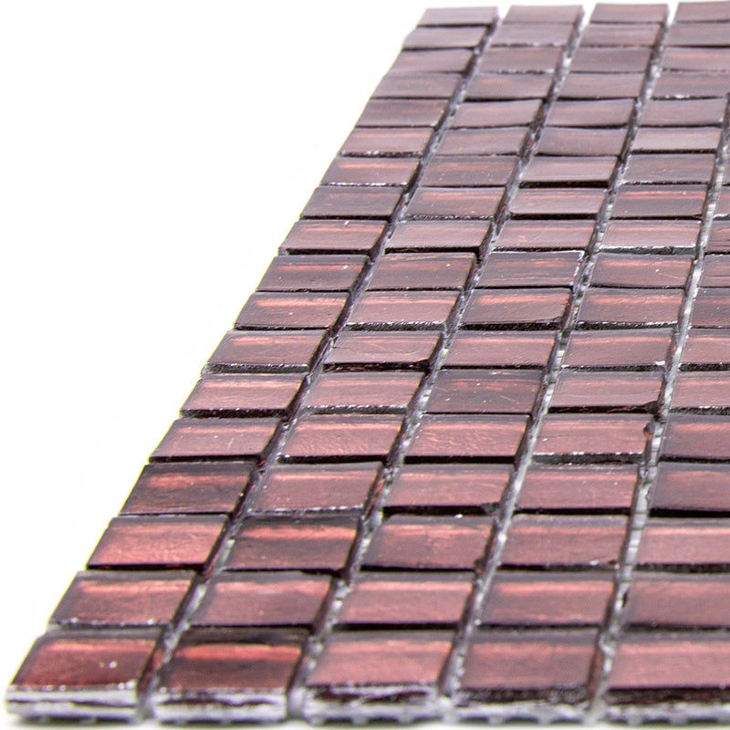 Rouge Pink 12x12 Glossy Uniform square Glass Mosaic Tile (20 pack, 18.69 sq ft/case)