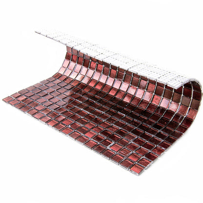 Rouge Pink 12x12 Glossy Uniform square Glass Mosaic Tile (20 pack, 18.69 sq ft/case)