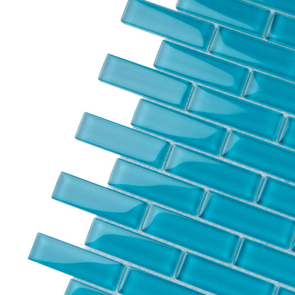 Sapphire Blue 12x12 Glossy Glass Mosaic Tile (5 pack, 4.92 sq ft/case)
