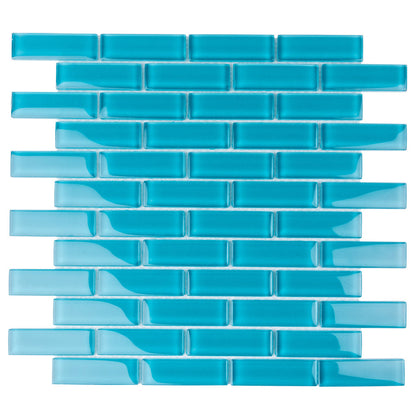 Sapphire Blue 12x12 Glossy Glass Mosaic Tile (5 pack, 4.92 sq ft/case)