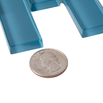 Cerulean Blue 12x12 Glossy Glass Mosaic Tile (5 pack, 4.92 sq ft/case)