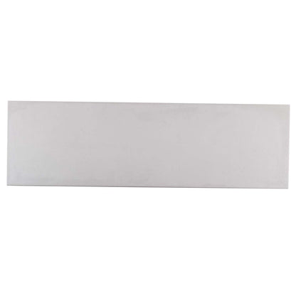 White 12x40 Matte Field Ceramic Tile (6 pack, 19.11 sq ft/case) - Sample