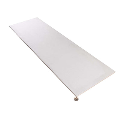 White 12x40 Matte Field Ceramic Tile (6 pack, 19.11 sq ft/case)