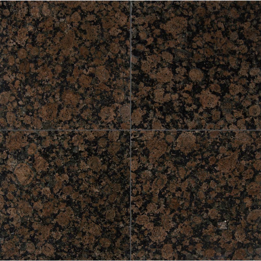 MSI Baltic Brown Granite Wall and Floor Tile 12"x12"