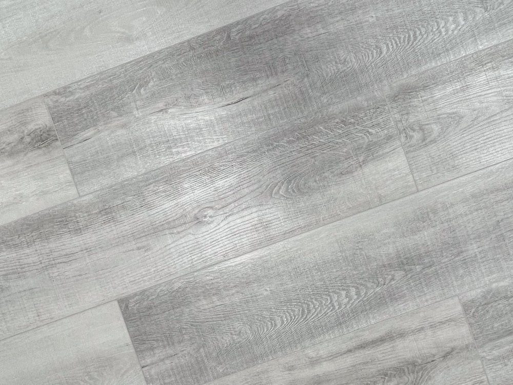 Belladon SPC Embossed 9"x60" Vinyl Flooring 8mm - Polar Smoke