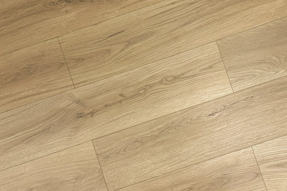 Bethany Natural Embossed Matte 9.37"x60" Waterproof Laminate Flooring 12mm - Greek