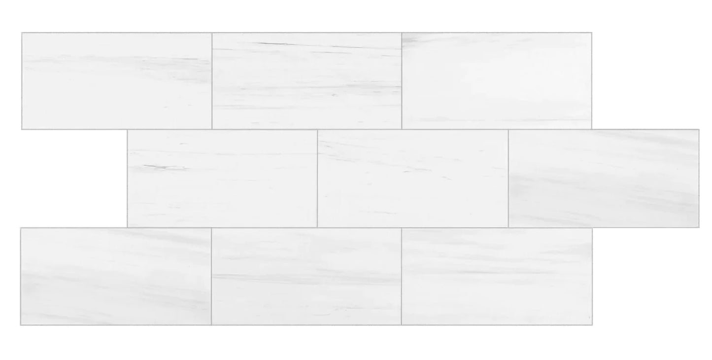 Bianco Classic Dolomite Polished Floor and Wall Tile