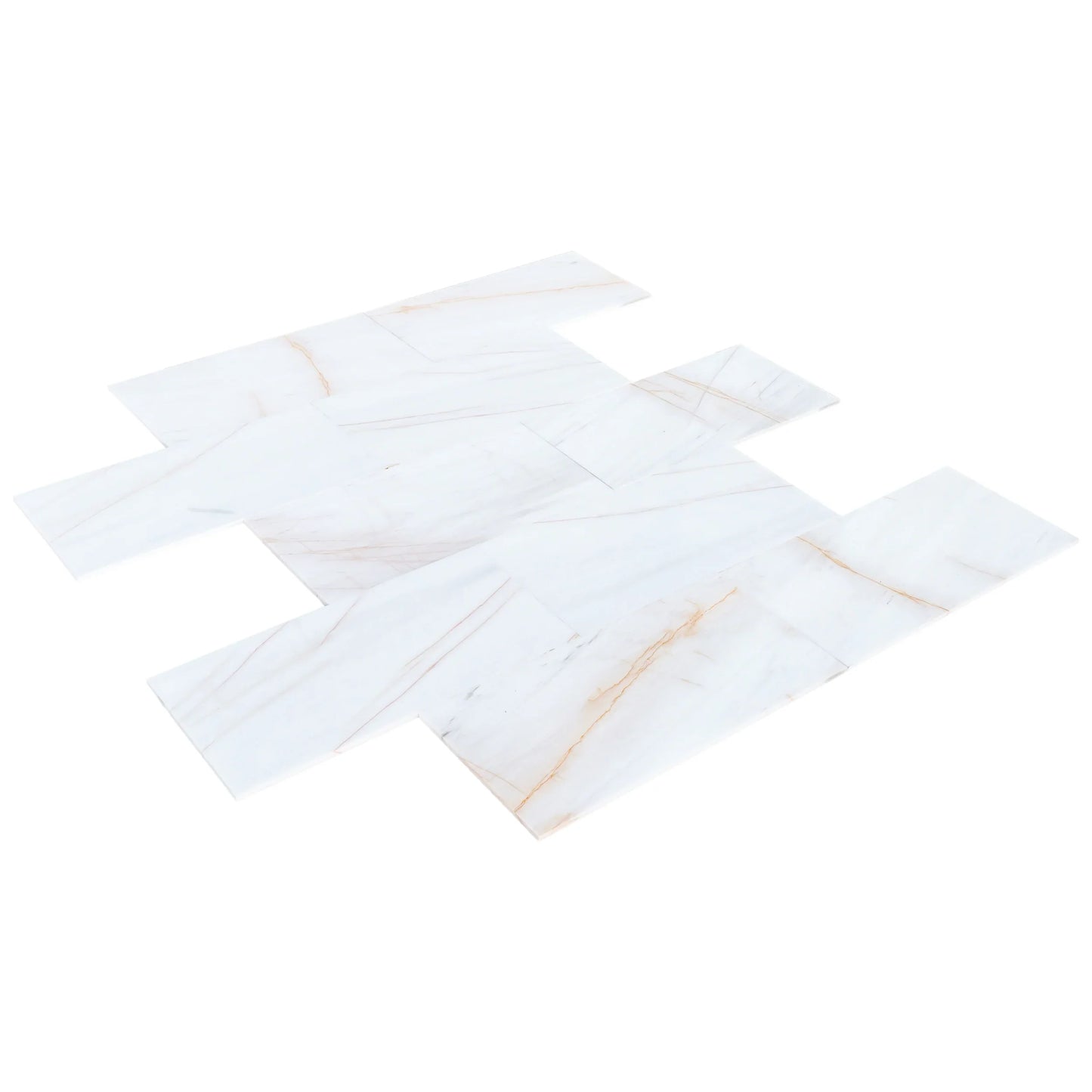 Bianco Dolomite Golden Spider Polished Floor and Wall Tile