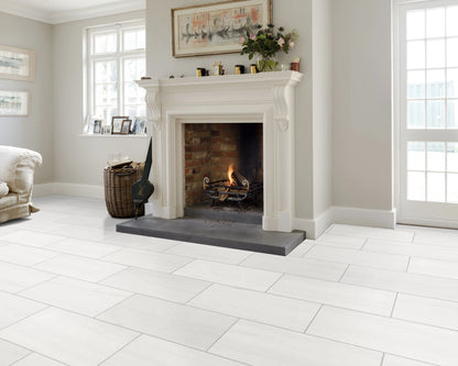 Bianco Standard Dolomite Polished Floor and Wall Tile