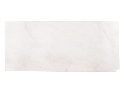 MSI Bianco Dolomite Beveled Marble Wall and Floor Tile 12"x24"