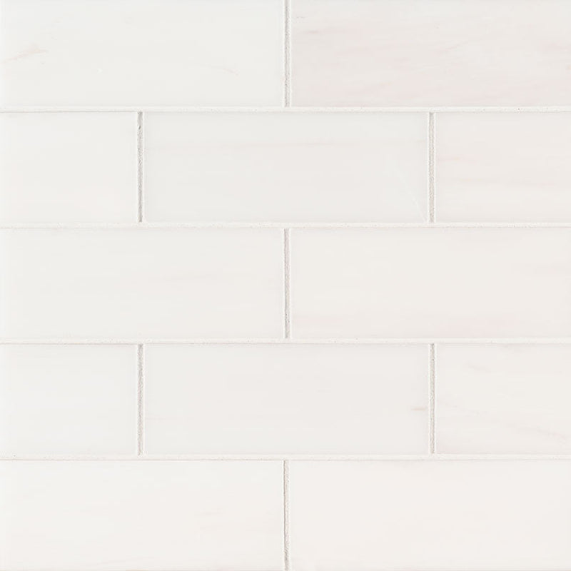 MSI Bianco Dolomite Polished Marble Subway Wall And Floor Tile