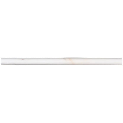 MSI Bianco Dolomite Pencil Marble Molding 3/4"x12"