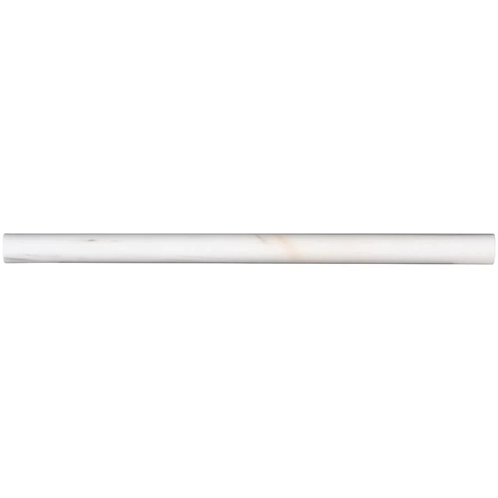 MSI Bianco Dolomite Pencil Marble Molding 3/4"x12"