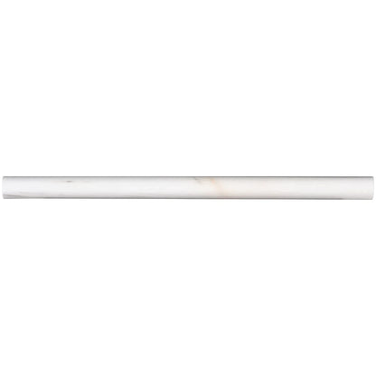 MSI Bianco Dolomite Pencil Marble Molding 3/4"x12"