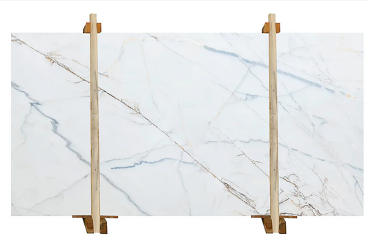 Bianco Rigata White Bookmatching Marble Slabs Polished - Full Truckload