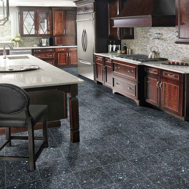 MSI Blue Pearl Granite Polished Wall and Floor Tile 12"x12"