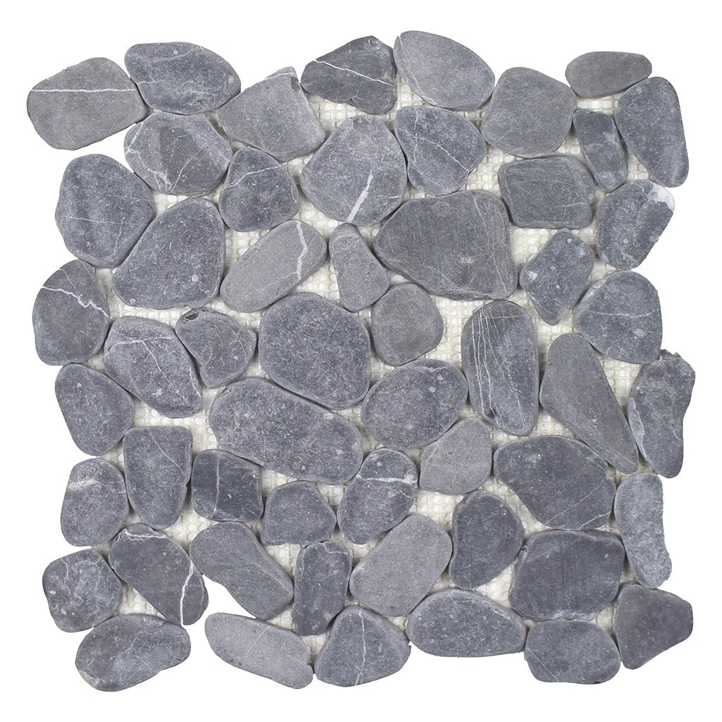 Beach Stones Blue - Pebble Tile - view 4