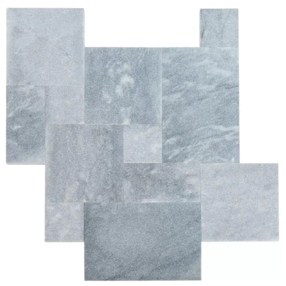Bluestone tumbled pavers pattern