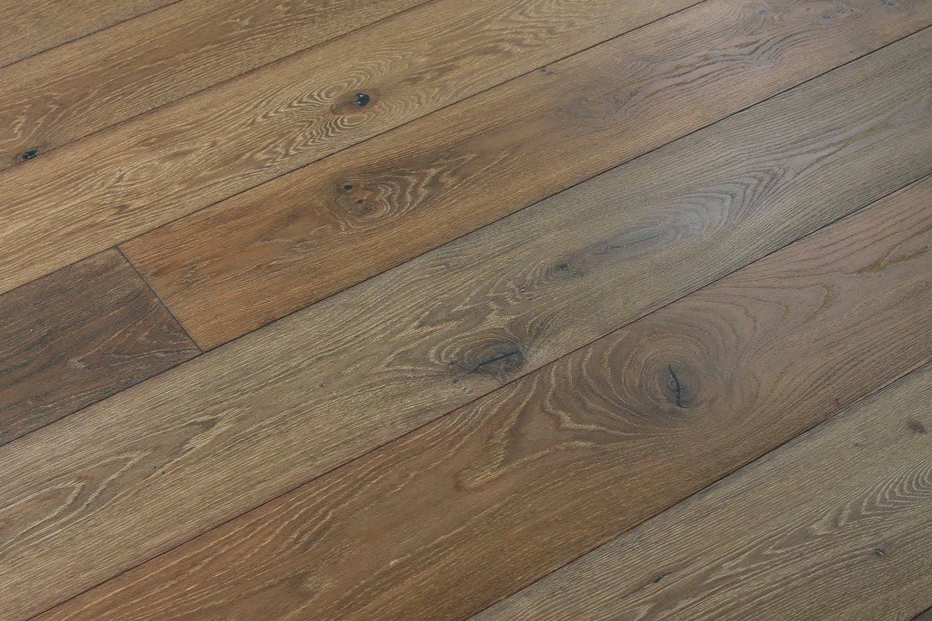 Bonafide Wirebrushed Engineered Hardwood 9.5x0.625 inch Lombardy product angle shot