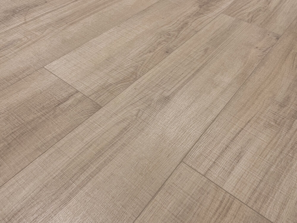 Brisa SPC Embossed 9"x60" Vinyl Flooring 7mm - Pearly Sand