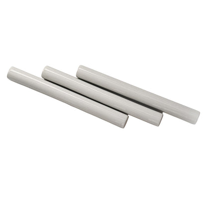 White 0.6x6 Glossy Ceramic Pencil Tile Trim (10 pack, 0.25 sq ft/case) - Sample