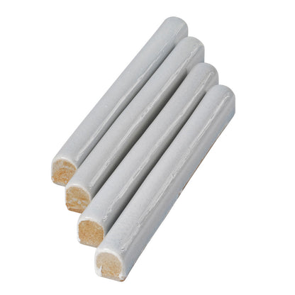 Light Stone Blue 0.6x6 Glossy Ceramic Pencil Tile Trim (10 pack, 0.25 sq ft/case) - Sample