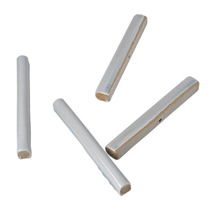 Light Stone Blue 0.6x6 Glossy Ceramic Pencil Tile Trim (10 pack, 0.25 sq ft/case) - Sample
