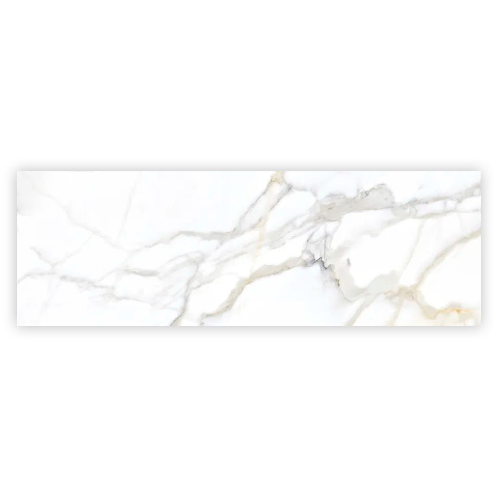 Soft White 16x48 Matte Ceramic Large Format Tile (3 pack, 15.5 sq ft/case)