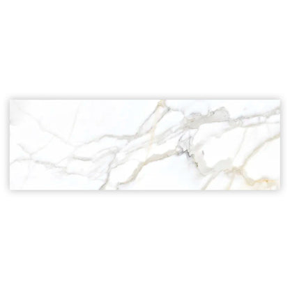 Soft White 16x48 Matte Ceramic Large Format Tile (3 pack, 15.5 sq ft/case)