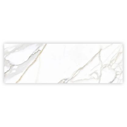 Soft White 16x48 Matte Ceramic Large Format Tile (3 pack, 15.5 sq ft/case)