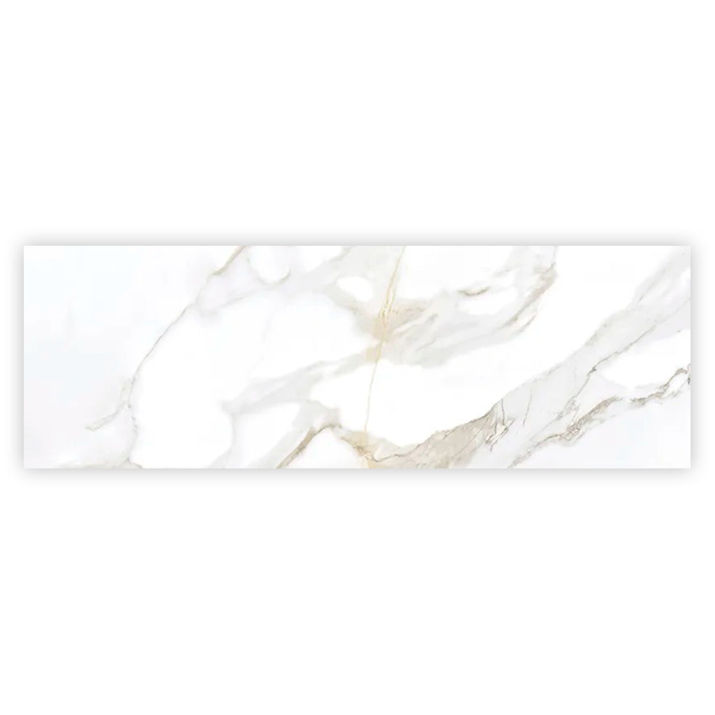 Soft White 16x48 Matte Ceramic Large Format Tile (3 pack, 15.5 sq ft/case)