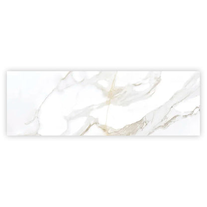 Soft White 16x48 Matte Ceramic Large Format Tile (3 pack, 15.5 sq ft/case) - Sample