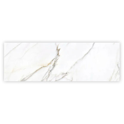 Soft White 16x48 Matte Ceramic Large Format Tile (3 pack, 15.5 sq ft/case) - Sample