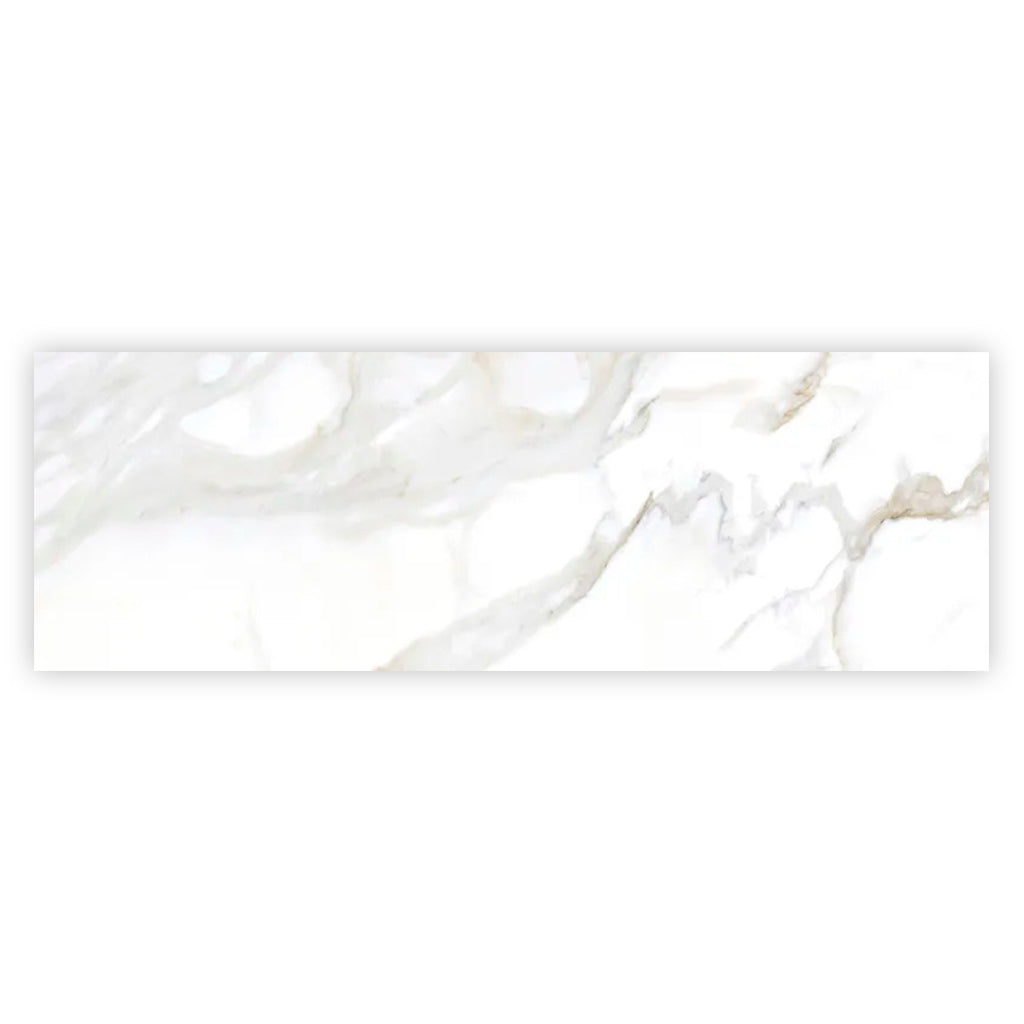 Soft White 16x48 Matte Ceramic Large Format Tile (3 pack, 15.5 sq ft/case)