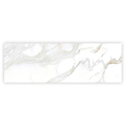 Soft White 16x48 Matte Ceramic Large Format Tile (3 pack, 15.5 sq ft/case)