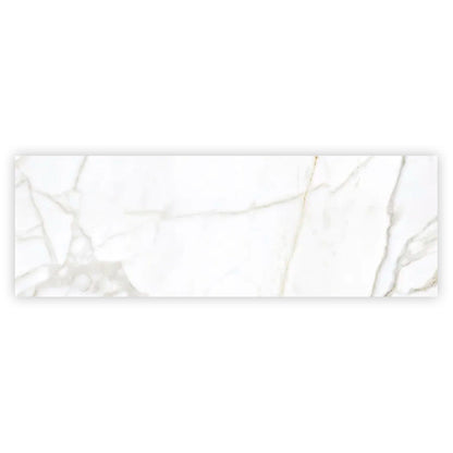 Soft White 16x48 Matte Ceramic Large Format Tile (3 pack, 15.5 sq ft/case)