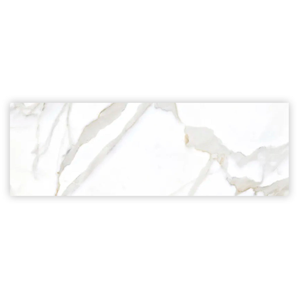 Soft White 16x48 Matte Ceramic Large Format Tile (3 pack, 15.5 sq ft/case)