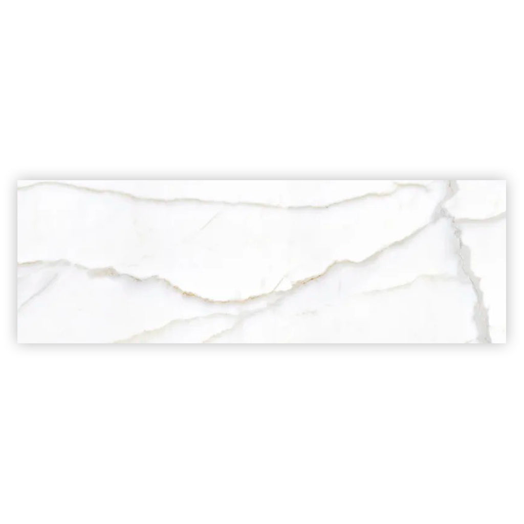 Soft White 16x48 Matte Ceramic Large Format Tile (3 pack, 15.5 sq ft/case)