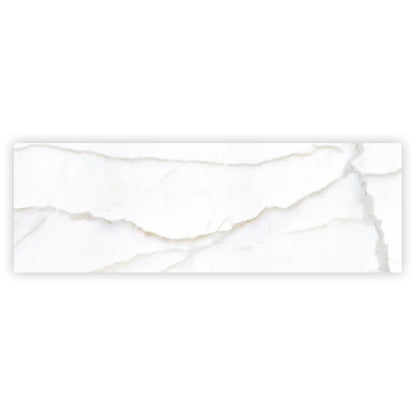 Soft White 16x48 Matte Ceramic Large Format Tile (3 pack, 15.5 sq ft/case) - Sample