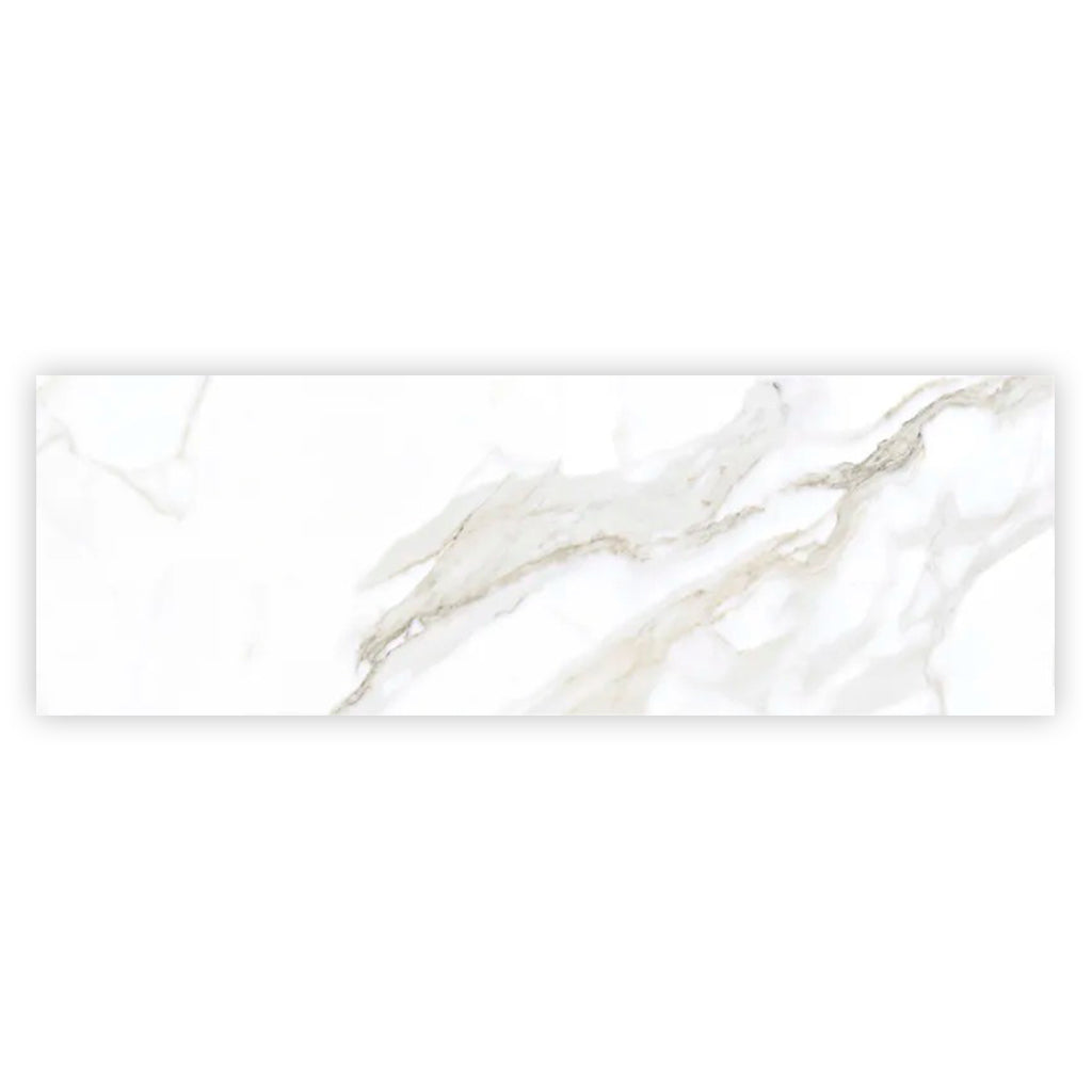 Soft White 16x48 Matte Ceramic Large Format Tile (3 pack, 15.5 sq ft/case)