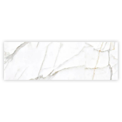 Soft White 16x48 Matte Ceramic Large Format Tile (3 pack, 15.5 sq ft/case)