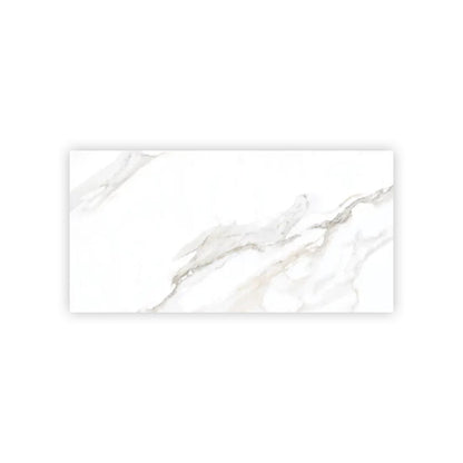 Bright White Gold 24x48 Polished Porcelain Large Format Tile (2 pack, 15.5 sq ft/case)