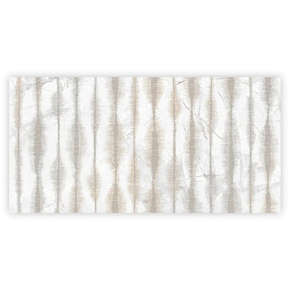 Cream beige Crisp White 24x48 Polished Porcelain Large Format Tile (1 pack, 7.75 sq ft/case) - Sample