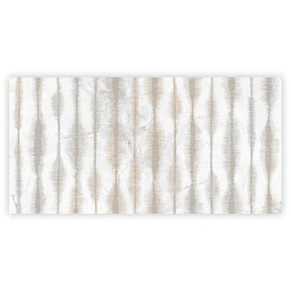 Cream beige Crisp White 24x48 Polished Porcelain Large Format Tile (1 pack, 7.75 sq ft/case)