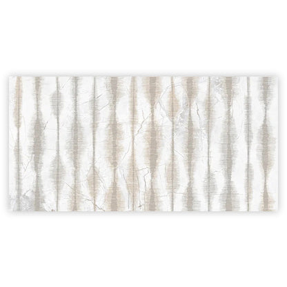Cream beige Crisp White 24x48 Polished Porcelain Large Format Tile (1 pack, 7.75 sq ft/case) - Sample